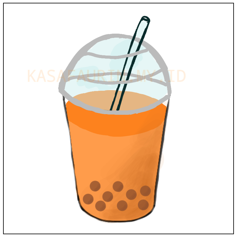 Cara Menggambar Minuman Boba